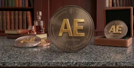 AEnterprise coin mark — Responsitive Yield, Est. 2009